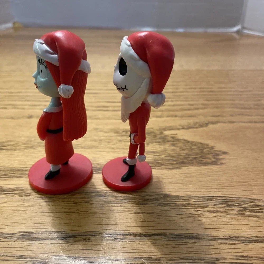 Disney The Nightmare Before Christmas Deluxe 3 Figure Play Set Cake Topper Sally